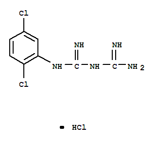 1-(2,5-Dichlorophenyl)biguanide hydrochloride Structure,4767-32-2Structure