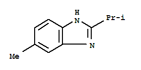 1H-benzimidazole,5-methyl-2-(1-methylethyl)-(9ci) Structure,4887-90-5Structure