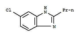 1H-benzimidazole,5-chloro-2-propyl-(9ci) Structure,4887-91-6Structure