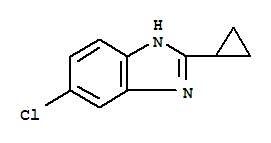 1H-benzimidazole,5-chloro-2-cyclopropyl-(9ci) Structure,4887-92-7Structure