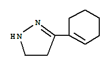 1H-pyrazole, 3-(1-cyclohexen-1-yl)-4,5-dihydro- Structure,49636-37-5Structure