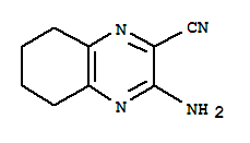 (9ci)-3-氨基-5,6,7,8-四氫-2-喹噁啉甲腈結構式_49845-03-6結構式