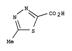 1,3,4-Thiadiazole-2-carboxylic acid, 5-methyl- Structure,501698-31-3Structure