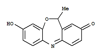 8-Hydroxy-11-methyl-dibenz[b,e][1,4]oxazepin-2(11h)-one Structure,50354-32-0Structure