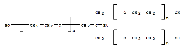 Trimethylolpropane ethoxylate Structure,50586-59-9Structure