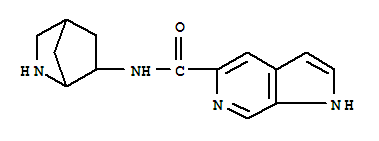 1H-pyrrolo[2,3-c]pyridine-5-carboxamide, n-2-azabicyclo[2.2.1]hept-6-yl- Structure,508208-63-7Structure