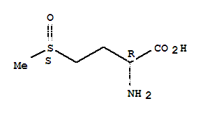 (S-(r*,s*))-2-氨基-4-(甲基亞磺?；?丁酸結(jié)構(gòu)式_50896-98-5結(jié)構(gòu)式