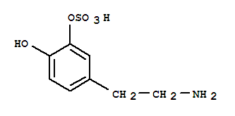 4-(2-Aminoethyl)-1-hydroxy-2-sulfooxy-benzene Structure,51317-41-0Structure