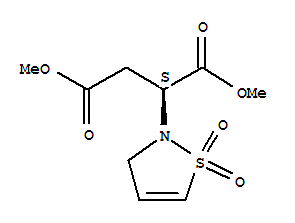 (2S)-2-(1,1-dioxido-2(3h)-isothiazolyl)-butanedioic acid 1,4-dimethyl ester Structure,515130-06-0Structure