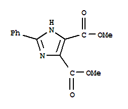 1H-imidazole-4,5-dicarboxylic acid,2-phenyl-,4,5-dimethyl ester Structure,52122-98-2Structure