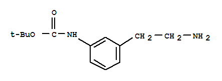 [3-(2-Amino-ethyl)-phenyl ]-carbamic acid tert-butyl ester Structure,522602-16-0Structure