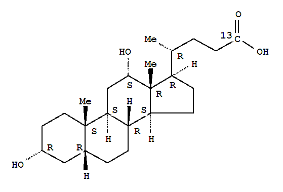 Deoxycholic acid-24-13c Structure,52886-37-0Structure