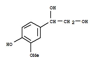 Rac 4-hydroxy-3-methoxyphenylethylene glycol Structure,534-82-7Structure