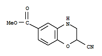 Methyl 2-cyano-3,4-dihydro-2h-benzo[b][1,4]oxazine-6-carboxylate Structure,534571-98-7Structure