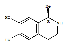 (R)-1,2,3,4-tetrahydro-1-methyl-6,7-isoquinolinediol Structure,53622-83-6Structure