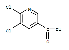 2,3-Dichloropyridine-5-carbonyl chloride Structure,54127-29-6Structure