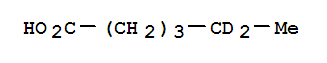 Hexanoic-5,5-d2 acid Structure,55320-68-8Structure