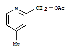 (4-Methylpyridin-2-yl)methyl acetate Structure,55485-91-1Structure