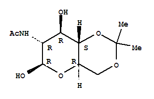 2-Acetamido-2-deoxy-4,6-o-isopropylidene-d-glucopyranose Structure,564469-85-8Structure