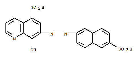 8-羥基-7-(6-硫-2-萘氮雜)-5-喹啉磺酸結(jié)構(gòu)式_56990-57-9結(jié)構(gòu)式