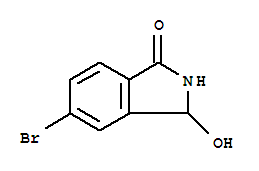 5-Bromo-3-hydroxyisoindolin-1-one Structure,573675-39-5Structure