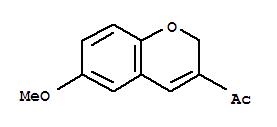 1-(6-Methoxy-2h-chromene-3-yl)ethan-1-one Structure,57543-56-3Structure