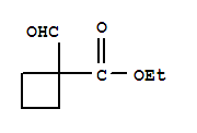 Cyclobutanecarboxylic acid, 1-formyl-, ethyl ester Structure,57742-93-5Structure