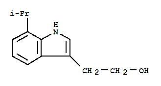 7-(1-Methylethyl)-1h-indole-3-ethanol Structure,57817-12-6Structure