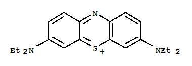 3,7-Bis(diethylamino)phenothiazin-5-ium Structure,58083-81-1Structure