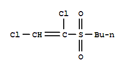 1-Butanesulfonic acid 1,2-dichloroethenyl ester Structure,5836-76-0Structure