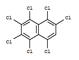 1,2,3,4,5,6,8-Heptachloronaphthalene Structure,58863-15-3Structure