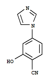 2-Hydroxy-4-imidazol-1-yl-benzonitrile Structure,594813-32-8Structure