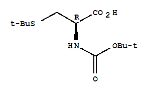 Boc-cys(tbu)-oh Structure,60143-30-8Structure