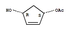 (1R,4s)-cis-4-acetoxy-2-cyclopenten-1-ol Structure,60176-77-4Structure