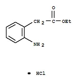 (2-Amino-phenyl)-acetic acid ethyl ester hcl Structure,61-88-1Structure