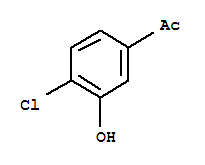 1-(4-氯-3-羥基苯基)-乙酮結(jié)構(gòu)式_61124-56-9結(jié)構(gòu)式