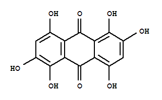 1,2,4,5,6,8-Hexahydroxyanthracene-9,10-dione Structure,61169-36-6Structure