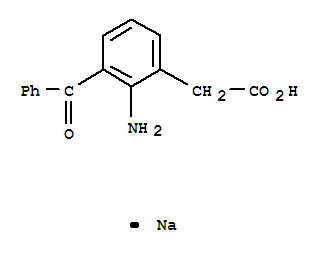 2-(2-氨基-3-苯甲?；交?乙酸鈉結(jié)構(gòu)式_61941-56-8結(jié)構(gòu)式