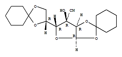1,2:5,6-Di-o-cyclohexylidene-3-cyano-alpha-d-allofuranose Structure,62293-19-0Structure