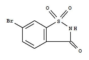 6-Bromo-1,2-benzisothiazol-3(2h)-one 1,1-dioxide Structure,62473-92-1Structure