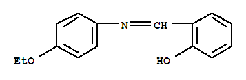 Phenol,2-[[(4-ethoxyphenyl)imino]methyl]- Structure,637-45-6Structure