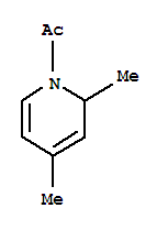 Pyridine,1-acetyl-1,2-dihydro-2,4-dimethyl-(9ci) Structure,63755-35-1Structure