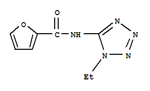 (9ci)-n-(1-乙基-1H-四唑-5-基)-2-呋喃羧酰胺結(jié)構(gòu)式_638146-43-7結(jié)構(gòu)式