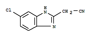 1H-benzimidazole-2-acetonitrile,5-chloro-(9ci) Structure,63928-16-5Structure