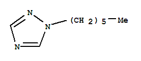 1H-1,2,4-triazole,1-hexyl-(9ci) Structure,63936-00-5Structure