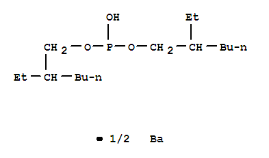 Bis[bis[(2-ethylhexyl)oxy]phosphinooxy]barium Structure,63981-01-1Structure