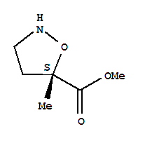 (s)-(9ci)-5-甲基-5-異噁唑啉羧酸甲酯結構式_64018-38-8結構式