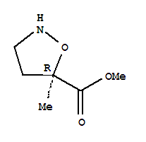 5-Isoxazolidinecarboxylicacid,5-methyl-,methylester,(r)-(9ci) Structure,64018-55-9Structure