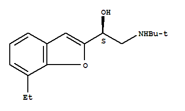 (S)-α-[[(1,1-dimethylethyl)amino]methyl]-7-ethyl-2-benzofuranmethanol Structure,64100-62-5Structure