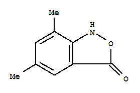 2,1-Benzisoxazol-3(1h)-one,5,7-dimethyl-(9ci) Structure,64148-79-4Structure